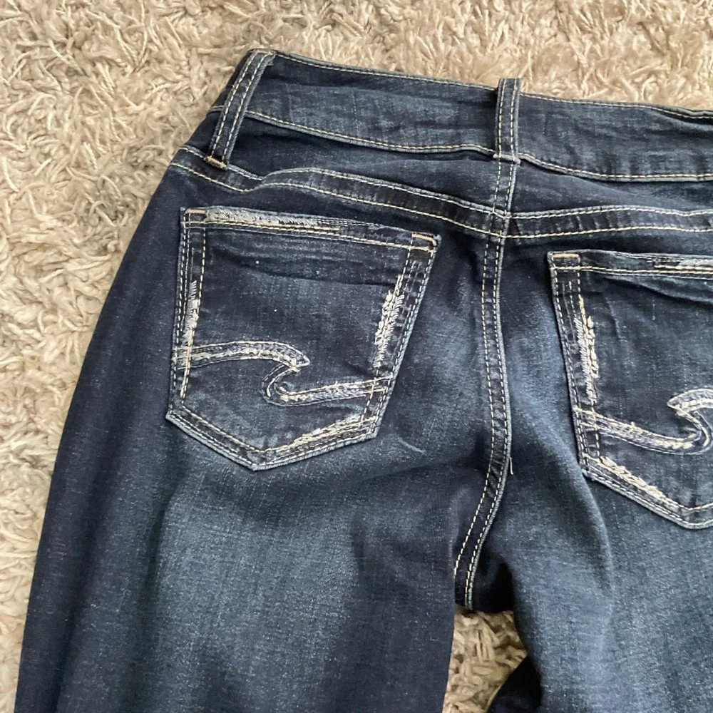 Silver Jeans Co Boyfriend Dark Wash Denim Jeans W25 L29 L27101ECF485